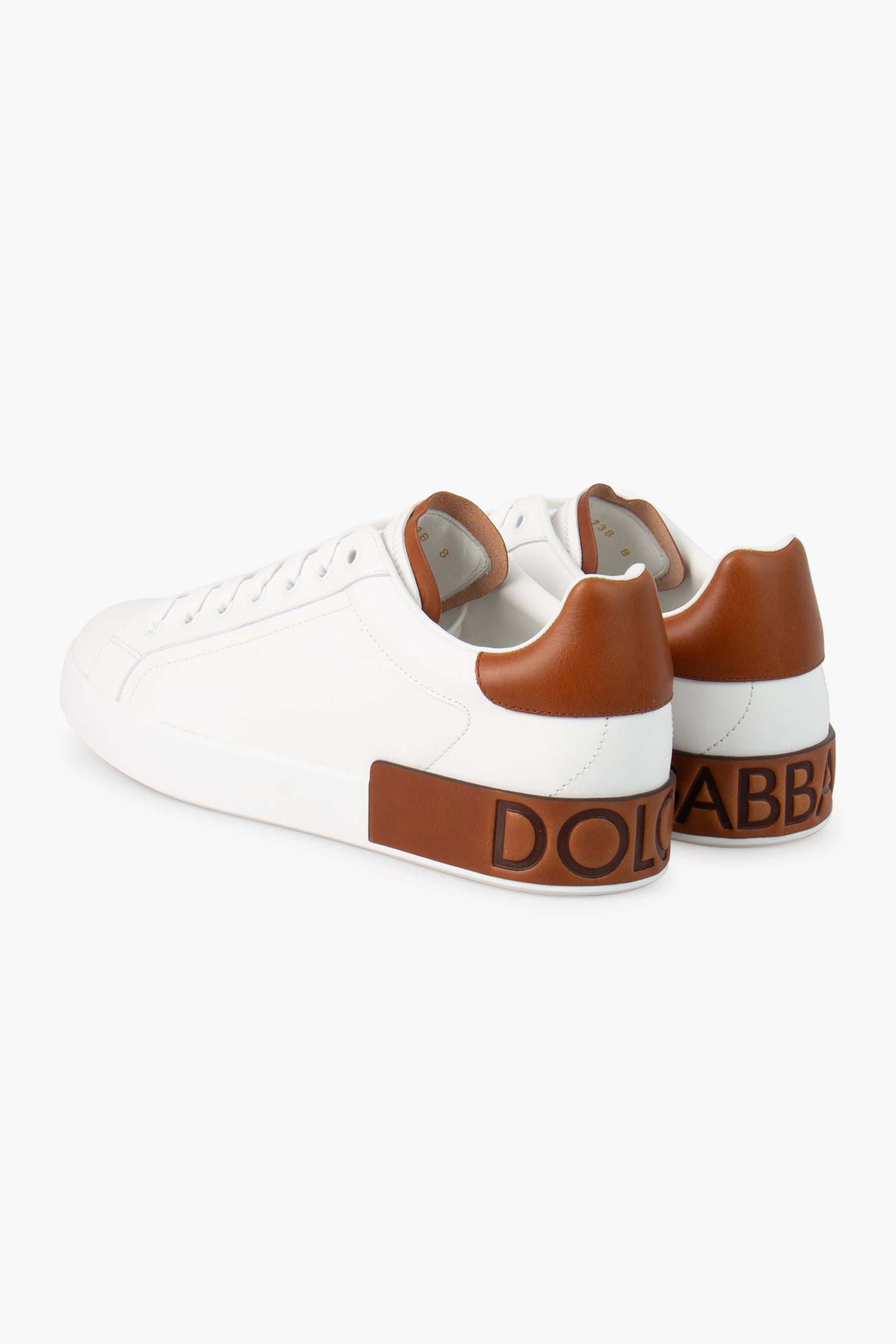 DOLCE & GABBANA Calf Leather Sneakers Portofino