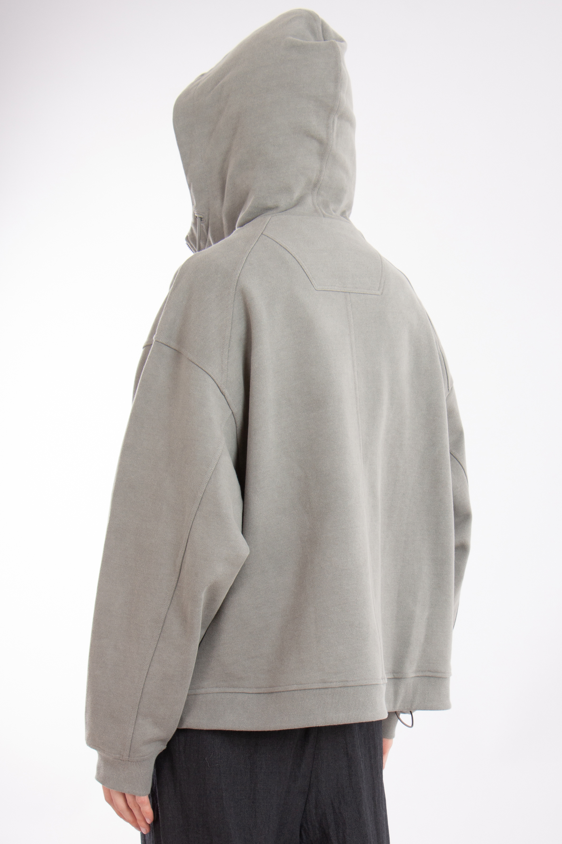 JUUN.J Oversized Cotton Zip Hoodie