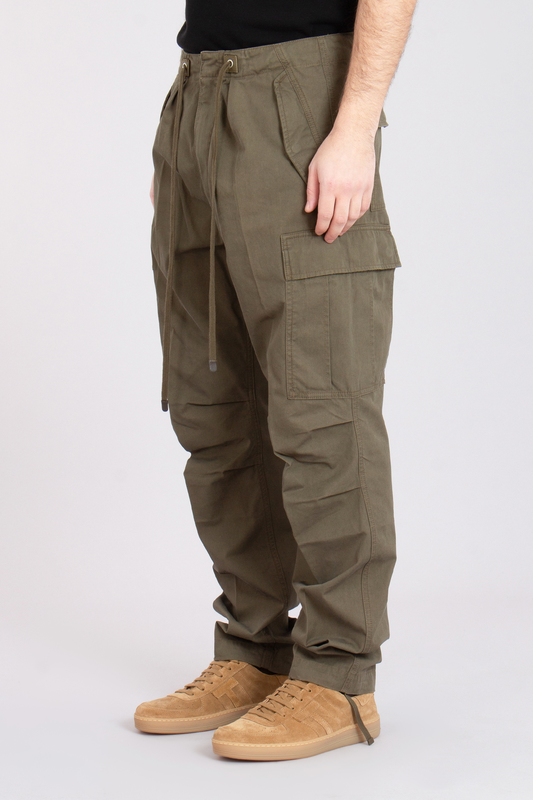 TOM FORD Enzyme Cotton Twill Cargo Pants