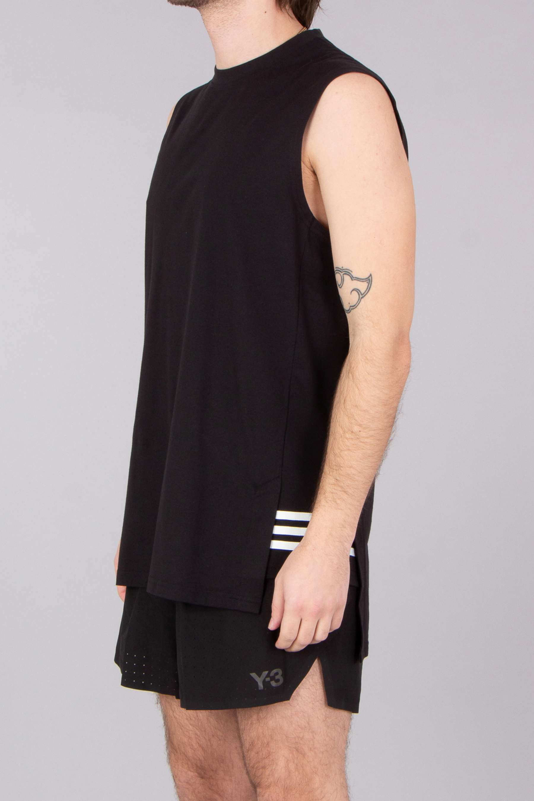 Y-3 Loose Fit Cotton Jersey Tank Top