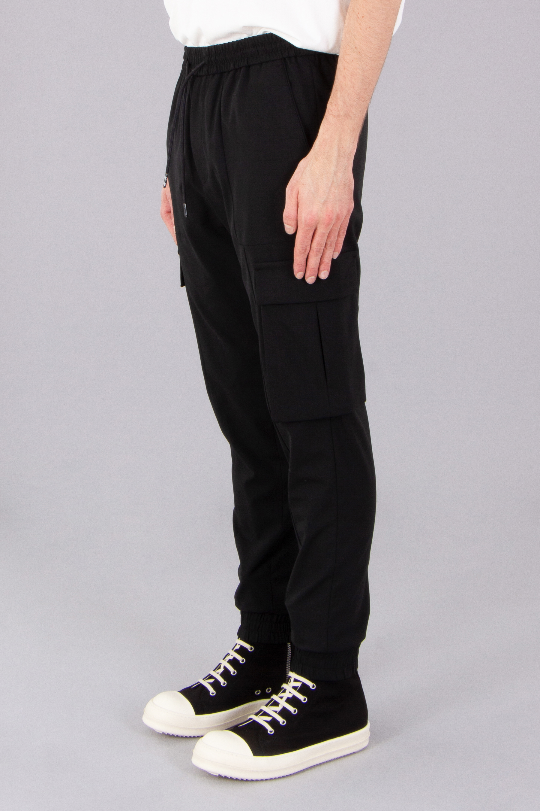 JUUN.J Relaxed Fit Wool Blend Cargo Pants