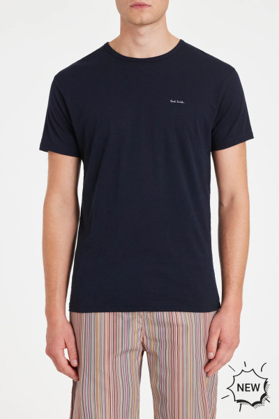 PAUL SMITH 3-Pack Organic Cotton Logo Lounge T-Shirts