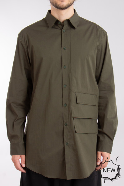 Y-3 Oversized Cotton-Nylon Stretch Overshirt