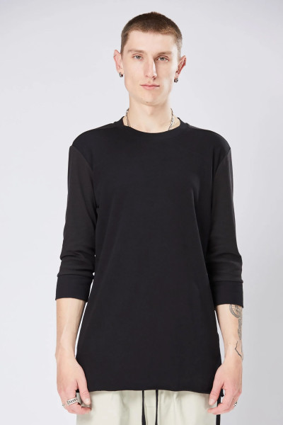 THOM KROM Longsleeve Cotton Blend Jersey T-Shirt