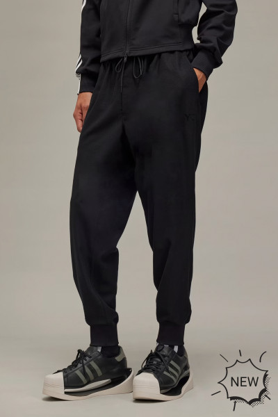 Y-3 Recycled Polyester-Wool Flannel Cuffed Pants