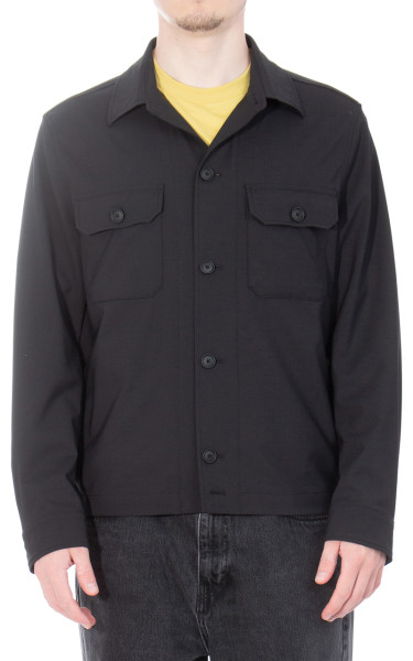 BOSS Virgin Wool Blend Overshirt P-Carper