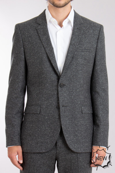 HUGO Extra Slim Fit Wool-Silk-Blend Jacket Arti