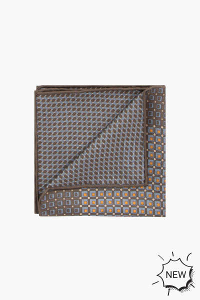 BRIONI Patterned Responsible Silk Hankerchief