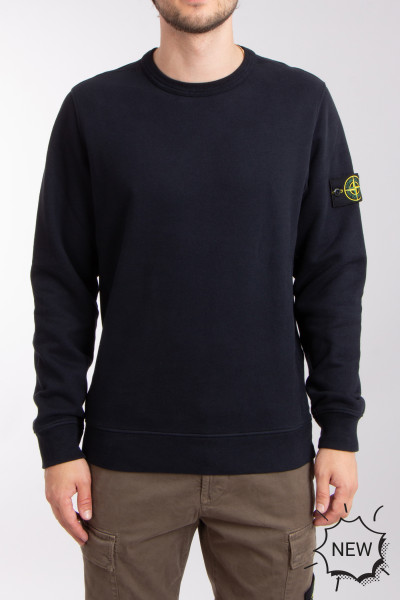 STONE ISLAND Brushed Organic Cotton Fleece Sweatshirt