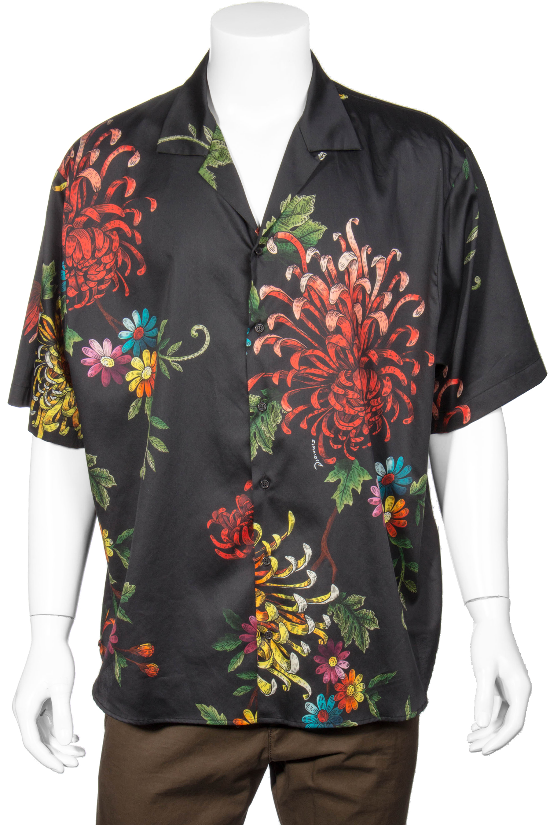 dsquared2 hawaiian shirt