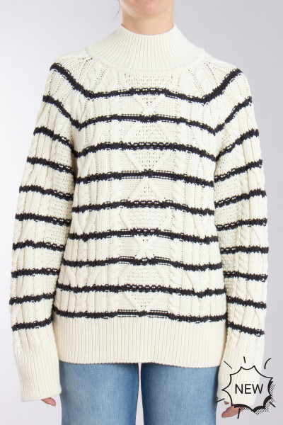 BOSS Cotton-Virgin Wool Knit Sweater Fodela