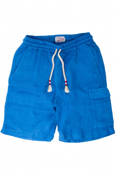 MC 2 SAINT BARTH Linen Bermuda Shorts Marseille