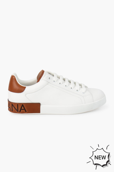 DOLCE & GABBANA Calf Leather Sneakers Portofino