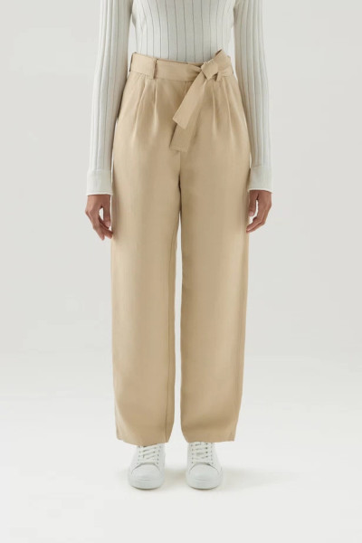 WOOLRICH Viscose-Linen Pants