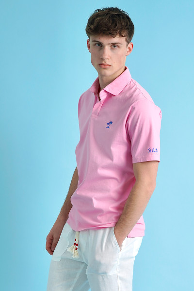 MC 2 SAINT BARTH Cotton Polo Shirt Brighton