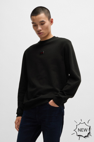 HUGO Regenerative Cotton Terry Sweatshirt Diragol