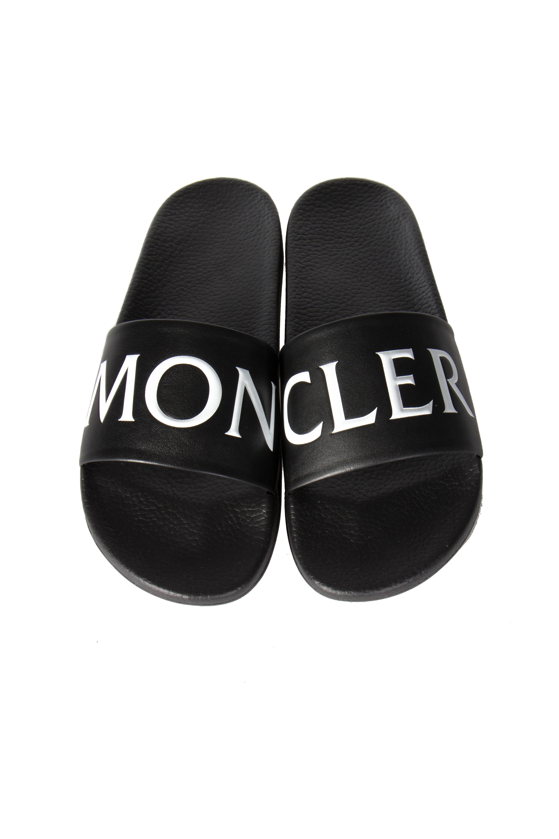 MONCLER Logo Lettering Slides | Sandals | Shoes | Men | mientus Online ...