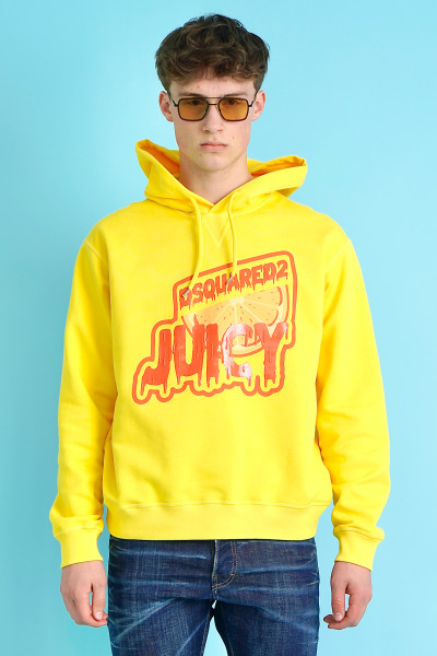 DSQUARED2 Printed Cool Fit Cotton Hoodie