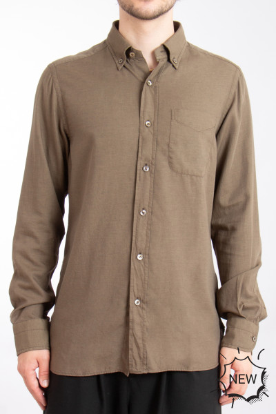 TOM FORD Lyocell-Cotton-Cashmere Blend Shirt