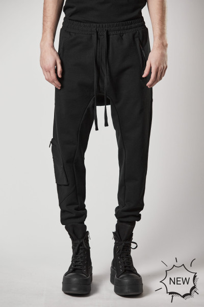 THOM KROM Drop Crotch Cotton Jersey Pants