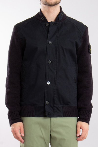 STONE ISLAND Bio-Raso With Bio-Alloy Light Cover-TC & Knit Jacket