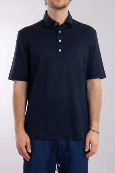 ZEGNA Linen Polo Shirt