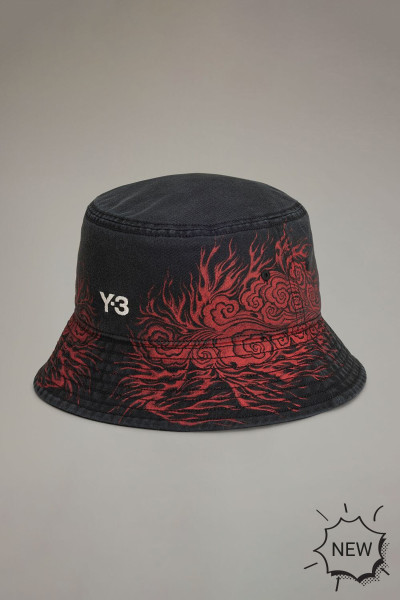 Y-3 X JFA Printed Better Cotton Twill Bucket Hat