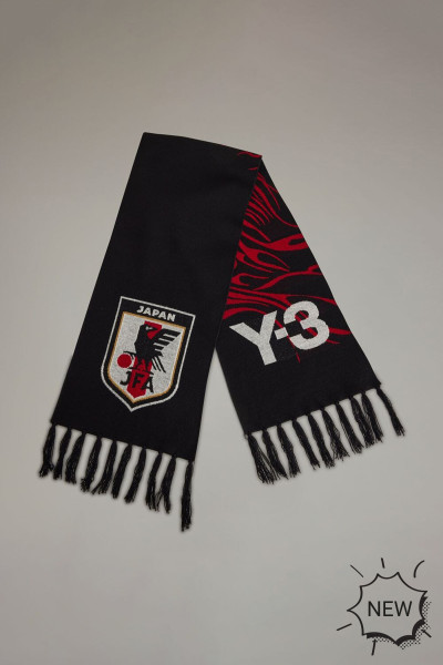 Y-3 X JFA Wool-Recycled Polyester-Lyocell Blend Scarf