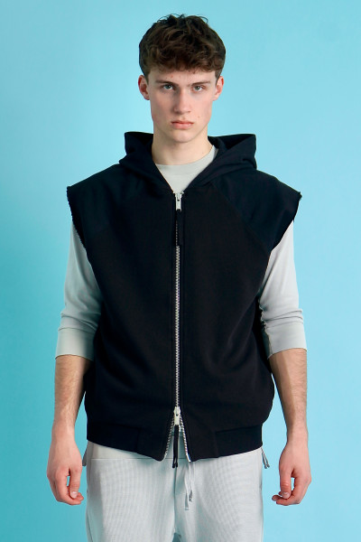 THOM KROM Cotton Jersey Sweat Vest