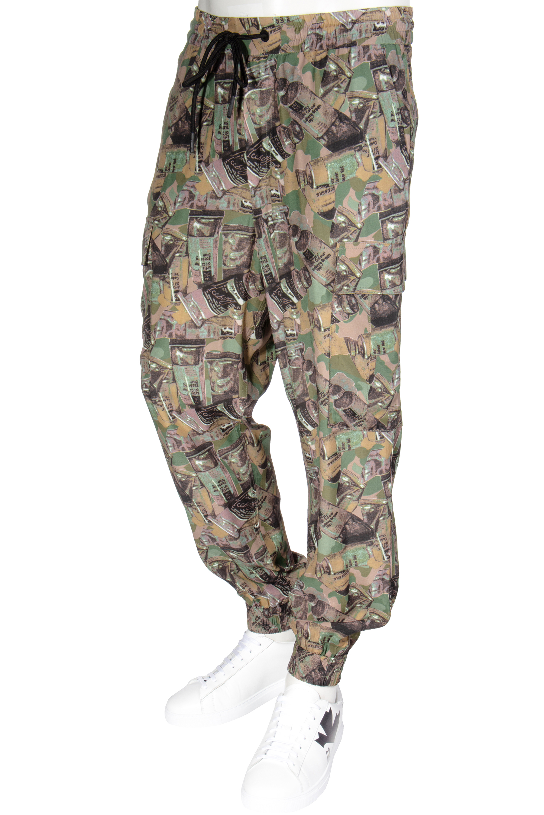 Iceberg ICEBERG CAMO CARGO PANTS