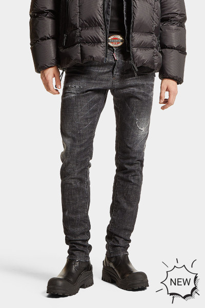 DSQUARED2 Black Easy Wash Cool Guy Jeans