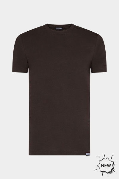 DSQUARED2 Round Neck Modal Stretch T-Shirt