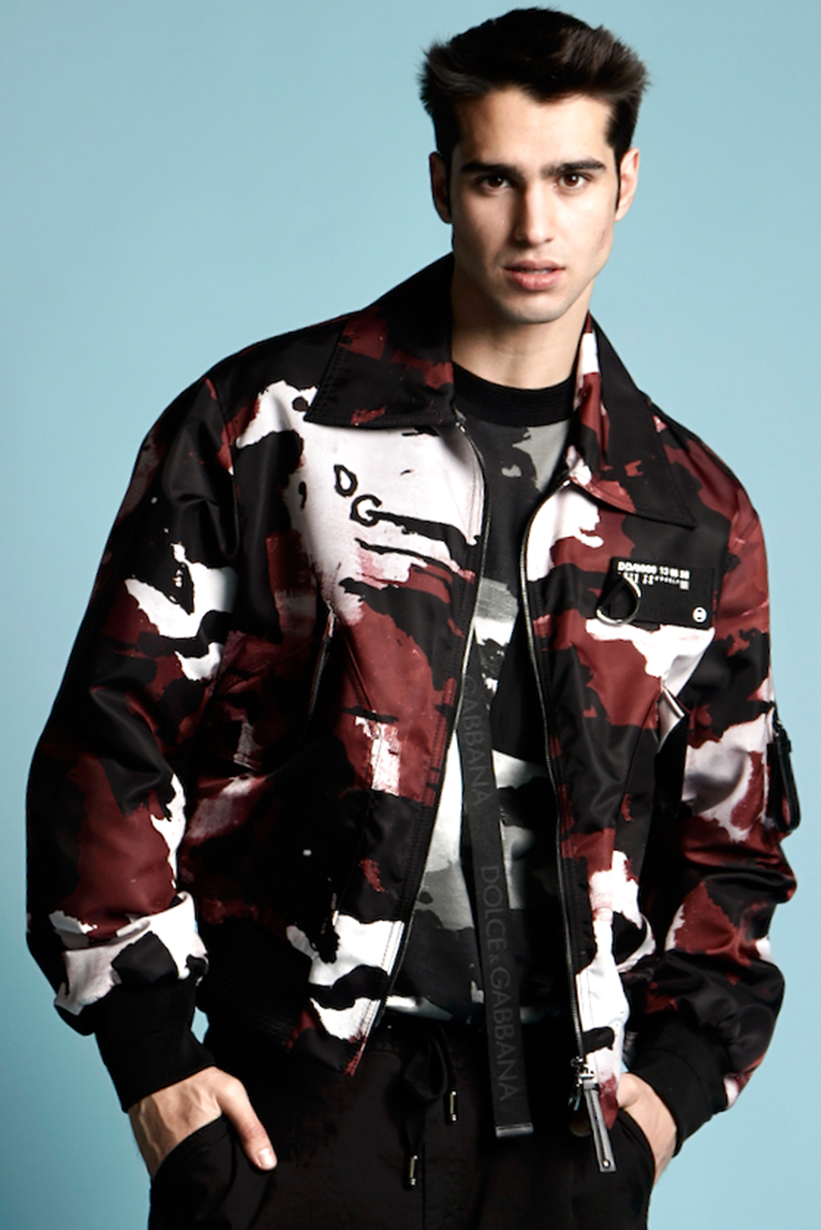 DOLCE & GABBANA Camouflage Nylon Flight Jacket | Jackets | Jackets & Coats  | Clothing | Men | mientus Online Store