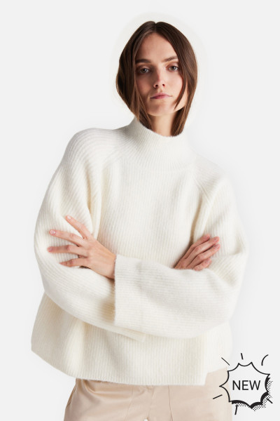 IHEART Oversized Alpaca-Wool-Blend Sweater Ilaydana