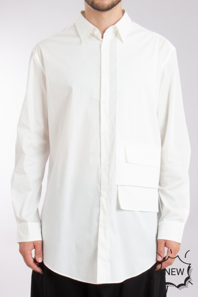 Y-3 Oversized Cotton-Nylon Stretch Overshirt