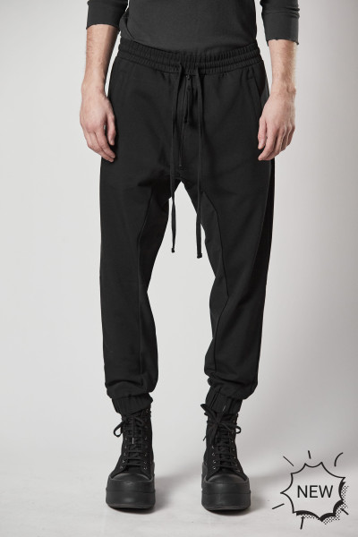 THOM KROM Drop Crotch Cotton-Nylon Stretch Pants