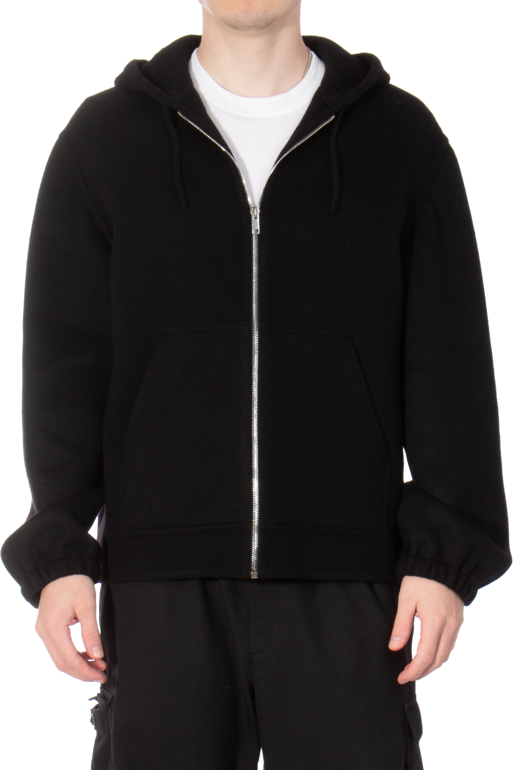 GIVENCHY Wool Casmere Zip Hoodie | Hoodies | Sweatshirts & Knitwear ...