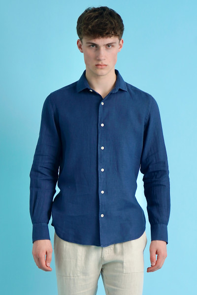 MC 2 SAINT BARTH Linen Shirt Pamplona