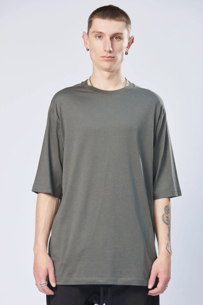 THOM KROM Round Neck Cotton Modal Blend T-Shirt