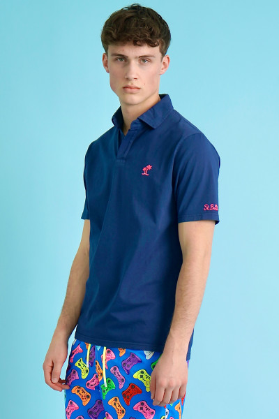 MC 2 SAINT BARTH Cotton Polo Shirt Brighton