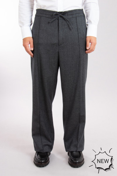 CANALI Relaxed Fit Wool Pants