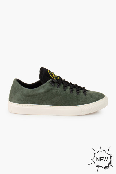 STONE ISLAND Low Cut Suede Sneakers