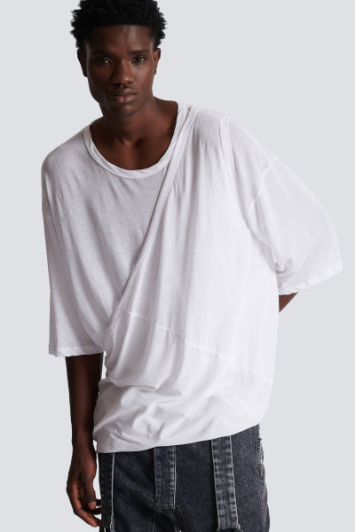 BALMAIN Long Double Thickness T-Shirt