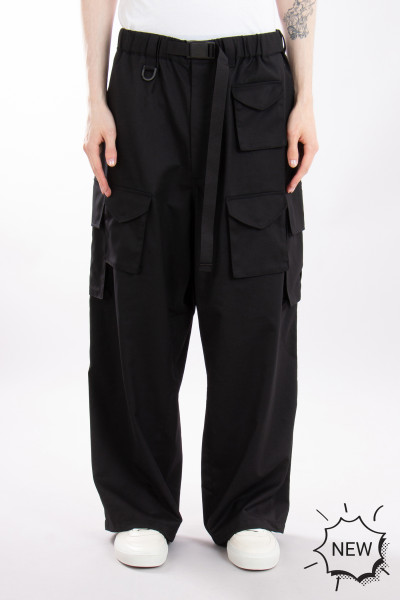 Y-3 Recycled Polyester-Wool Blend Cargo Pants