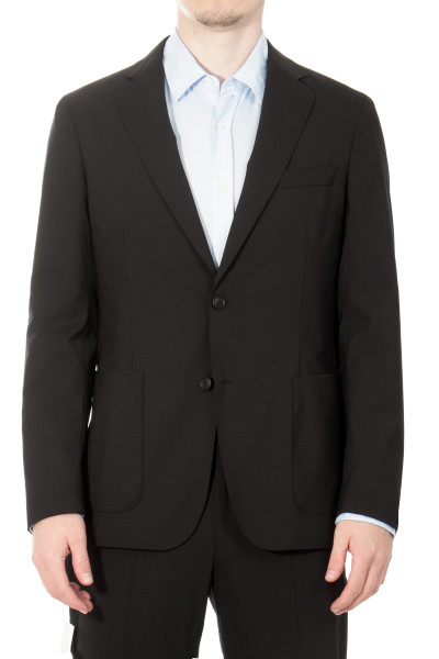 BOSS Slim Fit Virgin Wool Blend Stretch Jersey Jacket P-Hanry