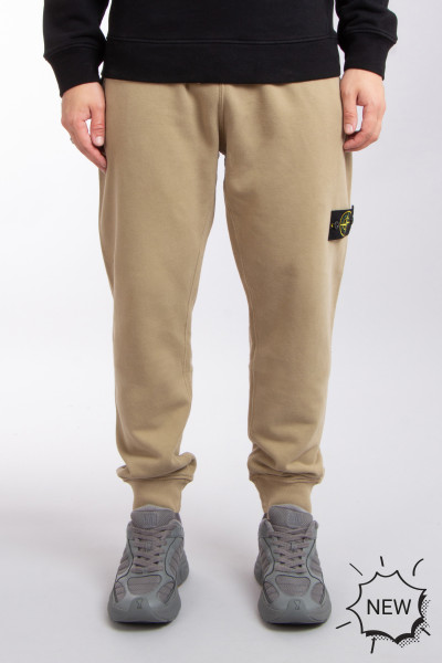 STONE ISLAND Brushed Organic Cotton Fleece Sweatpants