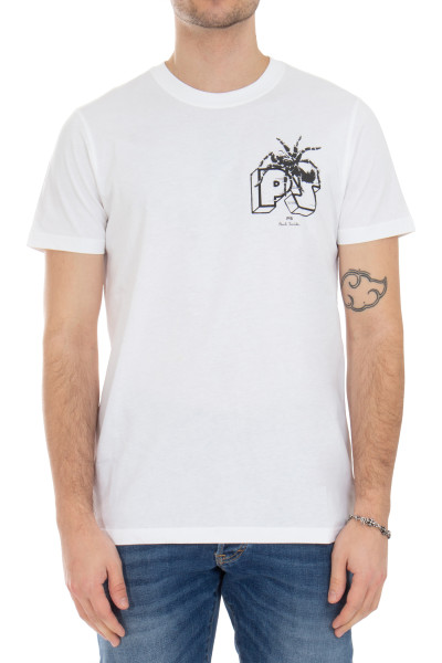 PAUL SMITH Spider Print Cotton T-Shirt