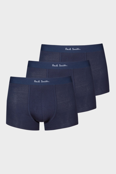 PAUL SMITH 3-Pack Organic Cotton Stretch Low-Rise Boxer Briefs