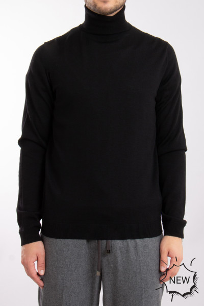 ROBERTO COLLINA Lightweight Extrafine Wool Turtleneck Sweater