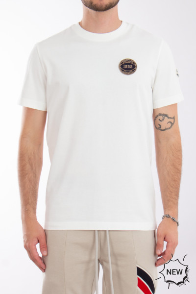 MONCLER Football Patch Cotton T-Shirt